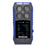 Detector multigas portátil con datalogger y conexión a PC, para medir CO/H2S/O2/LEL, BOSEAN BH-4s